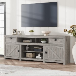 GustoWave 70.1" Farmhouse TV Stand, Media Console with Storage Drawers & Open Shelf for Living Room, Bedroom - 1 of 4