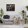 Stupell Industries Gangster Dogs Trio Puppies Black Floater Framed Canvas Wall Art - 2 of 4