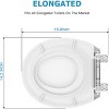Toilet Seats Elongated,Extra Long Toilet Seat,Built-In Potty Training Seat for Toddlers, Easy Installation & Release with Hardware - 3 of 4