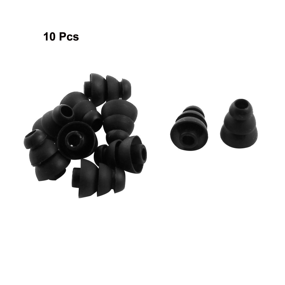 Unique Bargains Sponge Soft Durable Washable Earbud 4mm Dia 10 Pcs - thumbnail 2