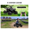 12V Ride On ATV for Kids Electric Four Wheeler for Toddlers Ages 3-8, Battery Powered Quad with Remote Control, LED Lights, Music, High/Low Speed, USB - 4 of 4