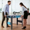 Costway Foosball Table Game Set with 2 Footballs, Smooth Handle, 18 Realistic Players - image 4 of 4