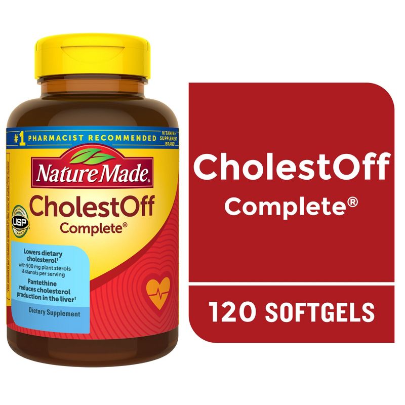 Nature Made&#160;CholestOff&#160;Complete Heart Health Support Softgels - 120ct, 3 of 10