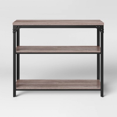 target metal console table