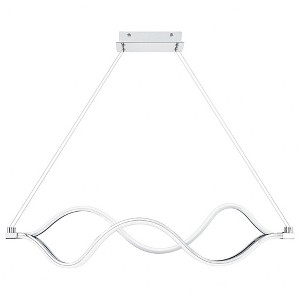 Quoizel Lighting Bleecker 1 - Light Chandelier in  Polished Chrome - 1 of 4
