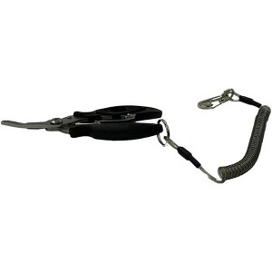 Amber Fight Gear Stainless Steel Fishing Pliers Set with Hook Remover, Braid Cutters, and Split Ring Tip - Saltwater Resistant Tools for Anglers,Black - 1 of 4