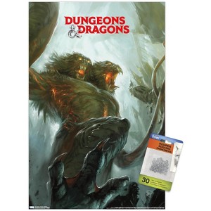 Trends International Dungeons And Dragons - Demogorgon Unframed Wall Poster Prints - 1 of 4