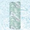 Unique Bargains Bath Mat with Suction Cups and Drain Holes White Green 1 Pc - 3 of 4