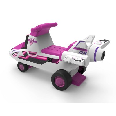 PAW Patrol Skye Fighter Jet Kids&#39; Ride-On Vehicle with Lights, Sounds, Storage and Walking Bar_11