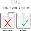 Premium Fitted Sheet Ultra Soft & Breathable - Deep Pocket for 8"-16" Mattresses - CGK Linens - 4 of 4