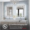 Keonjinn LED Bathroom Vanity Mirror, Front Light & Backlit, 3 Color Temperatures, Anti Fog, Double Lights Strips - 3 of 4