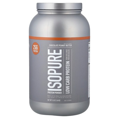 Isopure Low Carb Protein Powder, Chocolate Peanut Butter, 3 lb (1.36 kg)