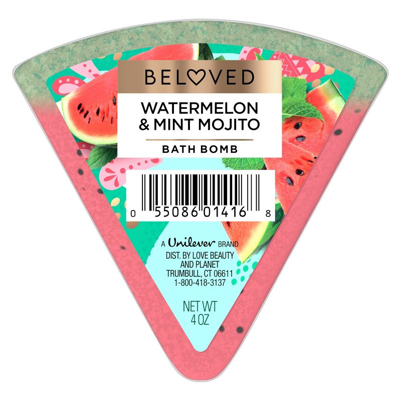 Beloved Watermelon &#38; Mint Mojito Bath Bomb - 4oz, 2 of 7