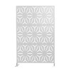 PexFix Outdoor Metal Privacy Screen Garden Fence in Stars Pattern - 2 of 4
