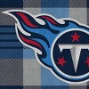 NFL Tennessee Titans Plaid Steel Royal Plush Faux Shearling Blanket - 2 of 2