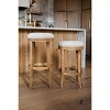 Maven Lane Eva Swivel Backless Fabric Counter Height Bar Stool - 2 of 4