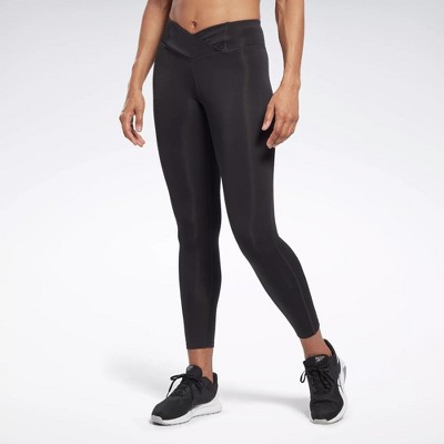 Reebok Workout Ready Camo Print Gym Leggings, Black, XS