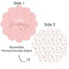 Big Dot of Happiness Pink Rose Gold Birthday - Happy Birthday Party Round Table Decorations - Paper Chargers - Place Setting For 12 - 3 of 4