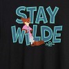 Women's - Zootopia - Nick The Fox Stay Wilde -Womens Oversized Graphic T-Shirt Oversized Graphic T-Shirt - 2 of 4