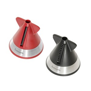 Cuisipro Dual Blade Spiral Cutter Set, 2-Piece, Compact Vegetable Spiralizer for Julienne Spirals and Ribbons - 1 of 3