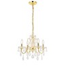 Elegant Lighting St. Francis 4 light Gold Pendant Clear Royal Cut Crystal - 2 of 4