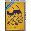 Trends International NFL Minnesota Vikings - Logo 25 Framed Wall Poster Prints - 3 of 4