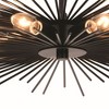 Vaxcel Nikko 6 - Light Semi-Flush Mount in  Matte Black - 4 of 4