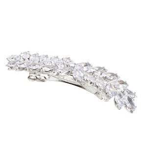 Unique Bargains Women's Leaf French Barrette Hair Clips 1 Pc - 1 of 4