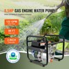 VEVOR Gasoline Powered Trash Pump, 2 in/50 mm, 6.5HP 132 GPM 4-Stroke Gasoline Engine Water Transfer Pump with 98 ft Max Lift 26ft Max Suction - 3 of 4