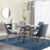 Lahome Moroccan Geometric Area Rug– Washable Non-Slip Low-Pile Carpet for Living Room, Bedroom,Office,Kitchen,Nursery,or Dining Room - 3 of 4