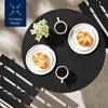 Decksplore 3-Piece Folding Bistro Set, Metal Frame Table and Chairs for Small Spaces, Indoor/Outdoor Use - 3 of 4