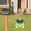 Big Dot of Happiness Let's Rally - Pickleball - Outdoor Lawn Sign - Birthday or Retirement Party Yard Sign - 1 Piece - 2 of 4