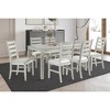 New Classic Furniture,Pascal 59" Retangular Wood Dining Set With 6 Chairs In Driftwood - 4 of 4