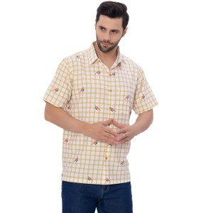 HAPPY BAY Mens Hawaiian Shirts Short Sleeve Button Down Shirt Men's Summer Shirts Casual Beach Vacation Hawaii Island Shirts for Men - 1 of 4