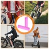 Unique Bargains Rubber Non-Slip Mushroom Bike Fit 7/8" Handlebar Grips 4.53" 1 Pair - 4 of 4