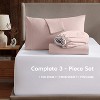 Nestl 4 Piece Bed Sheet Set, Deep Pocket Extra Soft Microfiber Sheets - 2 of 4