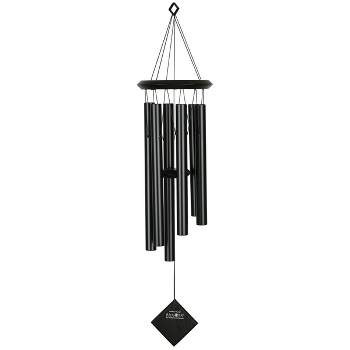 Woodstock Wind Chimes Encore® Collection, Chimes of Pluto, 27'' Black Wind Chime DCKK27