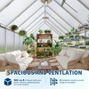 8*14FT Aluminum-Framed Polycarbonate Greenhouse, with Quick Setup Structure and Roof Vent, Enhanced Aluminum Greenhouses Kit for Outdoors - 4 of 4