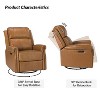 Set of 2 Lorenzo Genuine Leather Power Rocking Recliner | ARTFUL LIVING DESIGN - 4 of 4