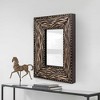 Sofie 21" x 26" Decorative Wall Mirrors With Rectangle PU Covered MDF Framed Mirror-The Pop Home - 3 of 4