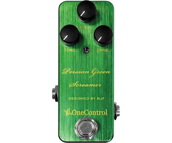 One Control Persian Green Screamer Overdrive Effects Pedal