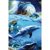 Trends International James Booker - Space Dolphins Unframed Wall Poster Prints - 4 of 4