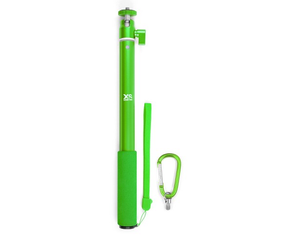 Xsories Big U-Shot Telescoping Camera Pole with GoPro Compatible Tripod Mount, Fits All GoPro Cameras and Digital Cameras - Green