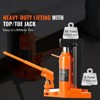 VEVOR Hydraulic Toe Jack, 5 Ton On Toe Toe Jack Lift, 10 Ton On Top Lift Capacity Machine Jack, 0.8-6.8 in Toe Height, Orange - 3 of 4