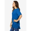 Woman Within Plus Size Perfect Short-Sleeve Boatneck Tunic - 4 of 4