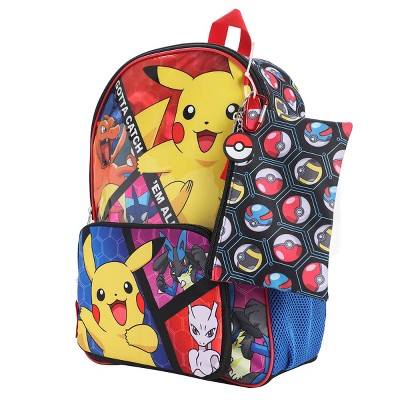 Pokemon Trainer Gotta Catch 'Em All Youth 5-Piece Backpack Set - image 3