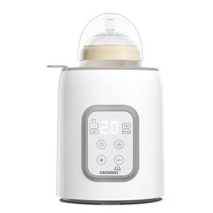 GROWNSY 8-in-1 Fast Baby Milk Warmer with Timer for Breastmilk or Formula, Accurate Temperature Control, with Defrost, Heat Baby Food Jars - 1 of 4