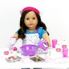 Sophia’s Baking Apron, White Hat and Oven Mitts Set for 18'' Dolls, White - 4 of 4