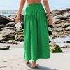 Women's Isla Muse Green Maxi Cover Up Skirt - Cupshe - 4 of 4