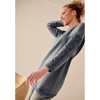 ellos French Terry Lace Trim Sweatshirt Tunic - 3 of 3